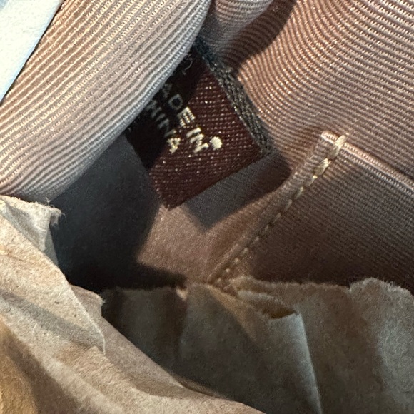 Coach Blue and White kiss lock Women's wristlet - Picture 14 of 15